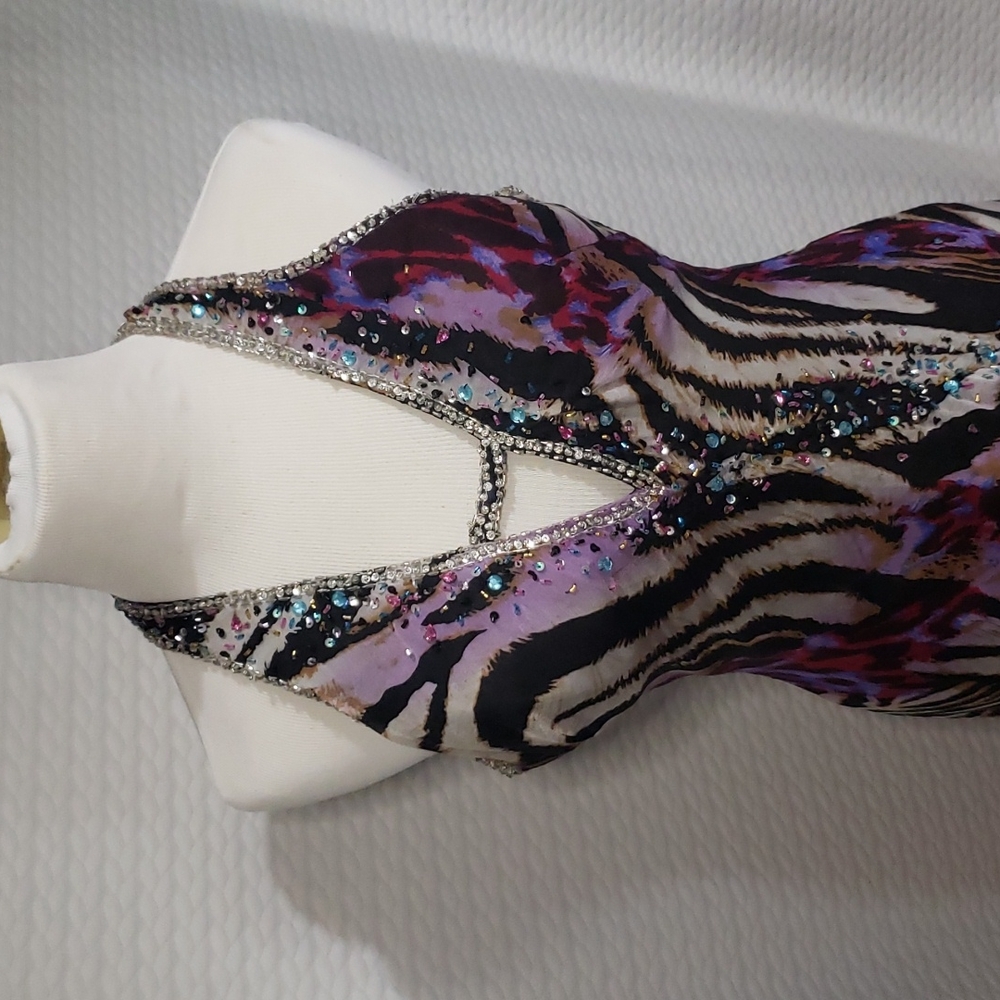 Mari Lee Multi-Pattern Dress